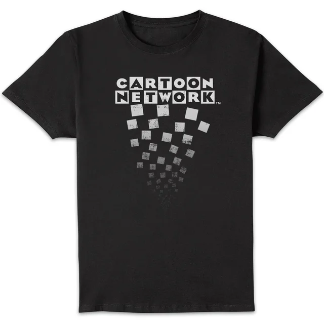 Cartoon Network Logo Fade Men's T-Shirt - Black
