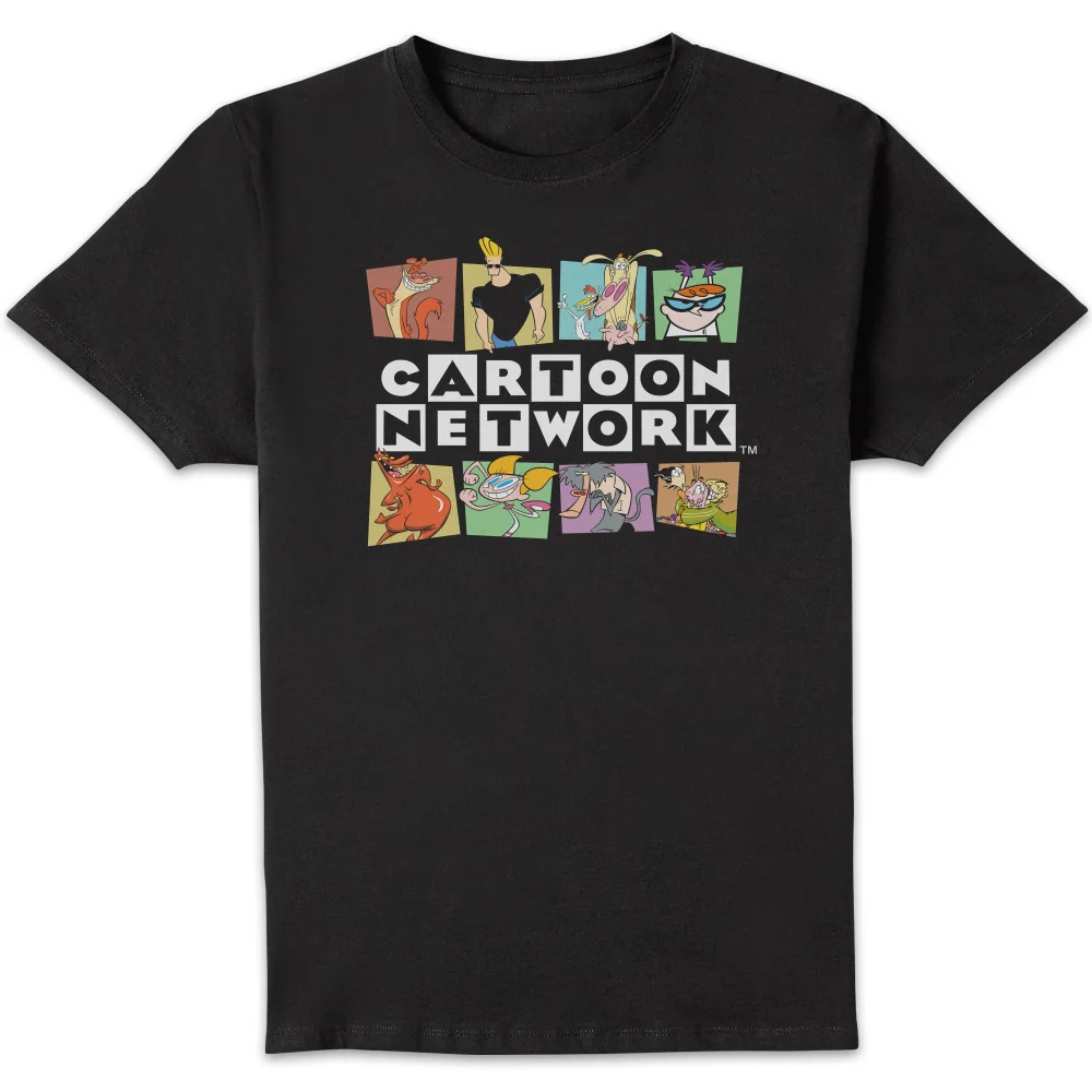 Cartoon Network Logo Characters Men's T-Shirt - Black - S Afbeelding 1