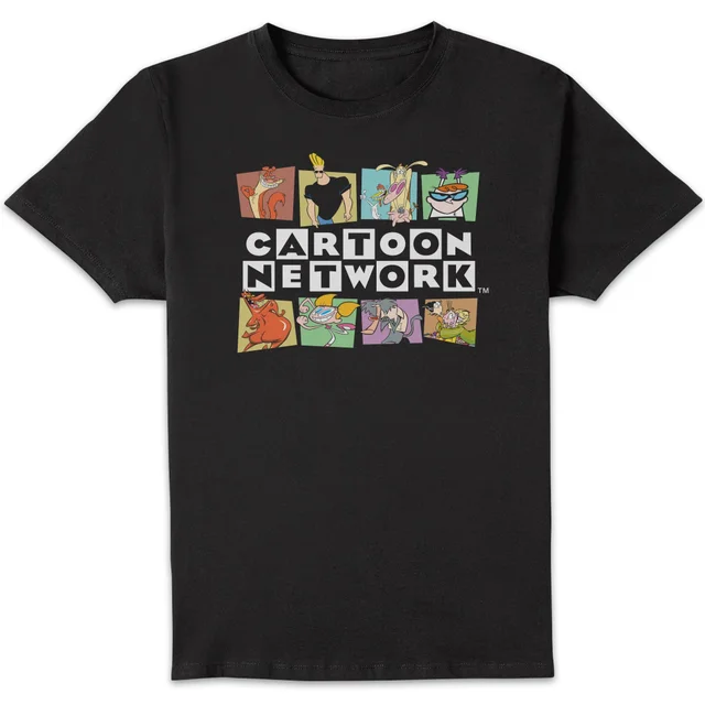 Cartoon Network Logo Characters Men's T-Shirt - Black