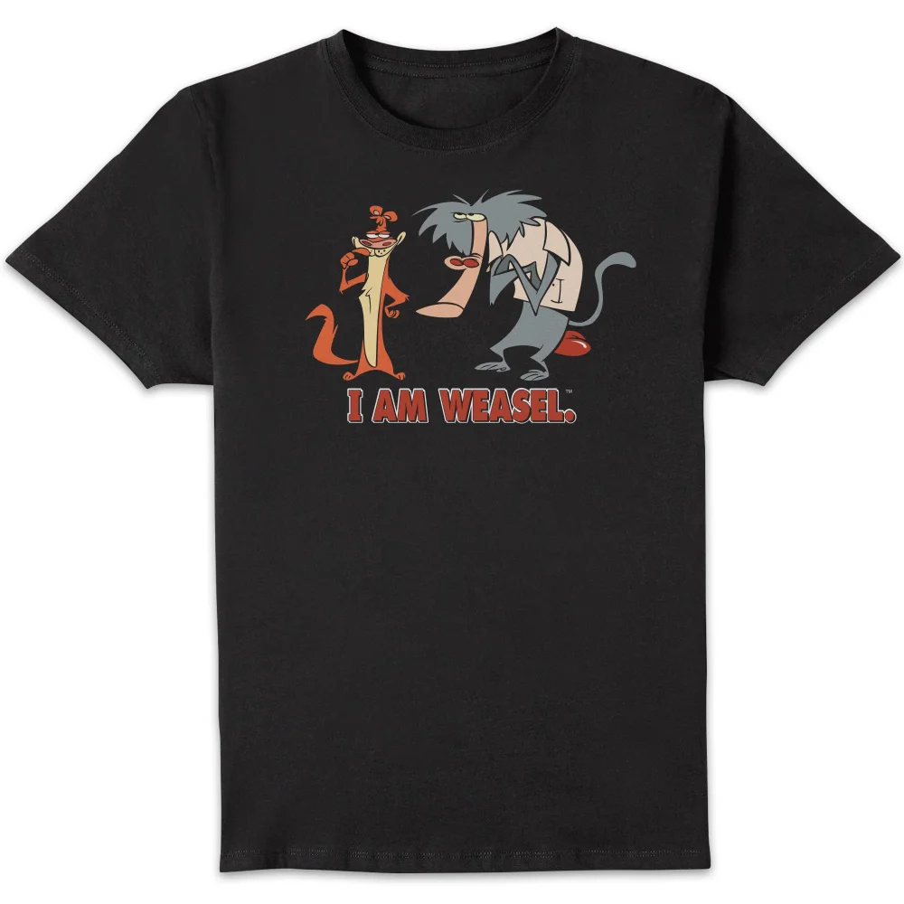 I Am Weasel Characters Men's T-Shirt - Black - S Afbeelding 1