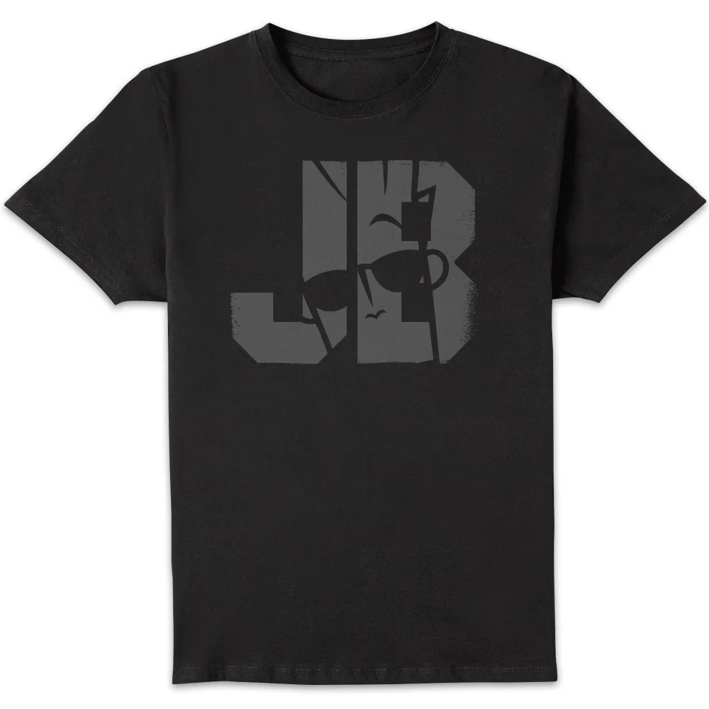 Johnny Bravo JB Sillhouette Men's T-Shirt - Black - S Afbeelding 1