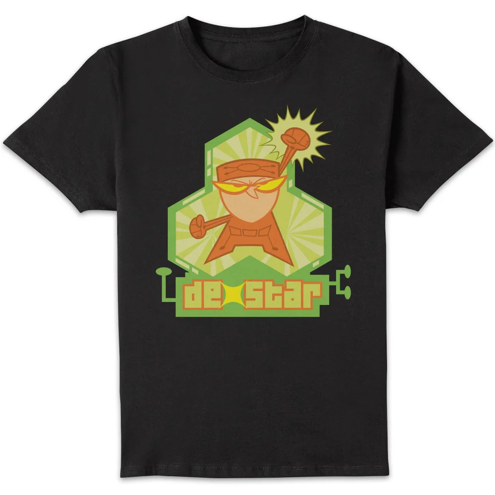 Dexters Lab DexStar Hero Men's T-Shirt - Black - S Afbeelding 1