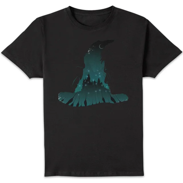Harry Potter Sorting Hat Silhouet t-shirt - Zwart