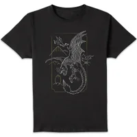 Harry Potter Hungarian Horntail Dragon t-shirt - Zwart - undefined undefined