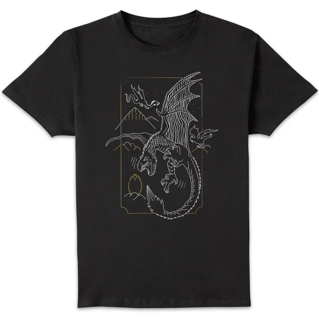 Harry Potter Hungarian Horntail Dragon t-shirt - Zwart