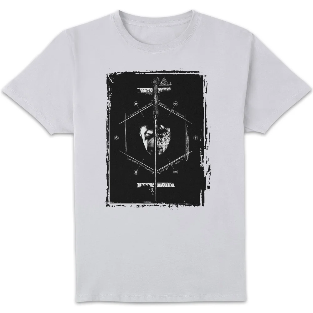 Harry Potter Harry Voldermort Wand t-shirt - Wit - S Afbeelding 1