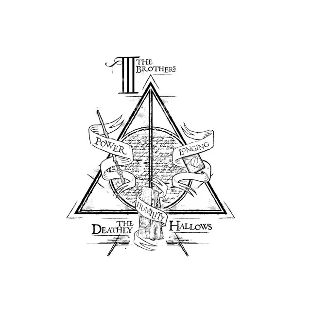Harry Potter Three Dragons White t-shirt - Wit