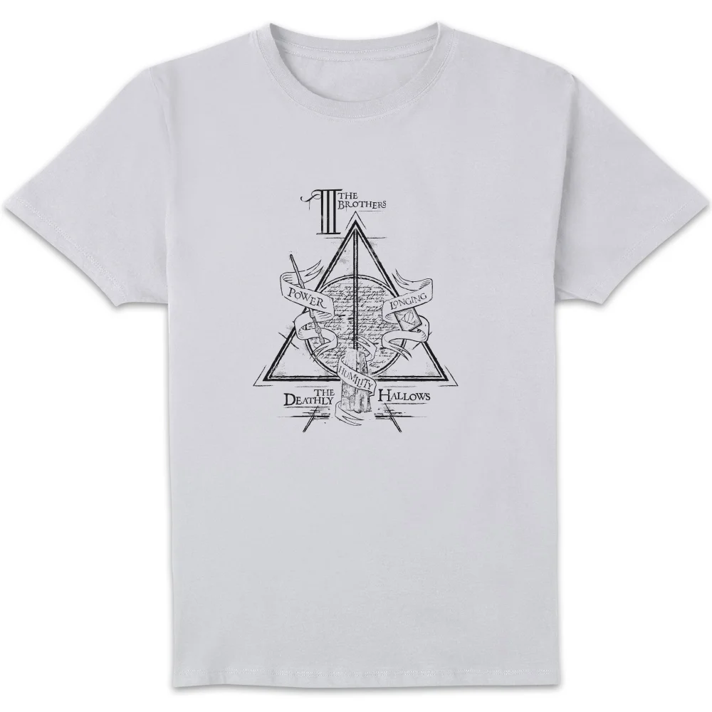 Harry Potter Three Dragons White t-shirt - Wit - S Afbeelding 1