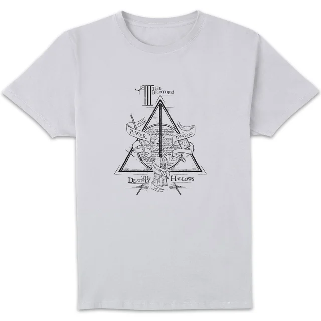 Harry Potter Three Dragons White t-shirt - Wit