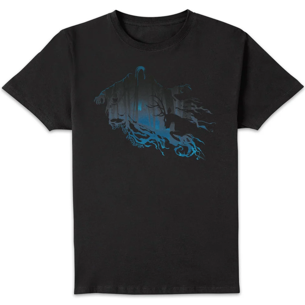 Harry Potter Dementor Silhouet t-shirt - Zwart - S Afbeelding 1