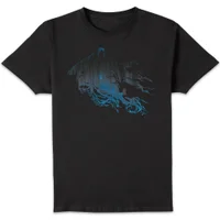 Harry Potter Dementor Silhouet t-shirt - Zwart - undefined undefined
