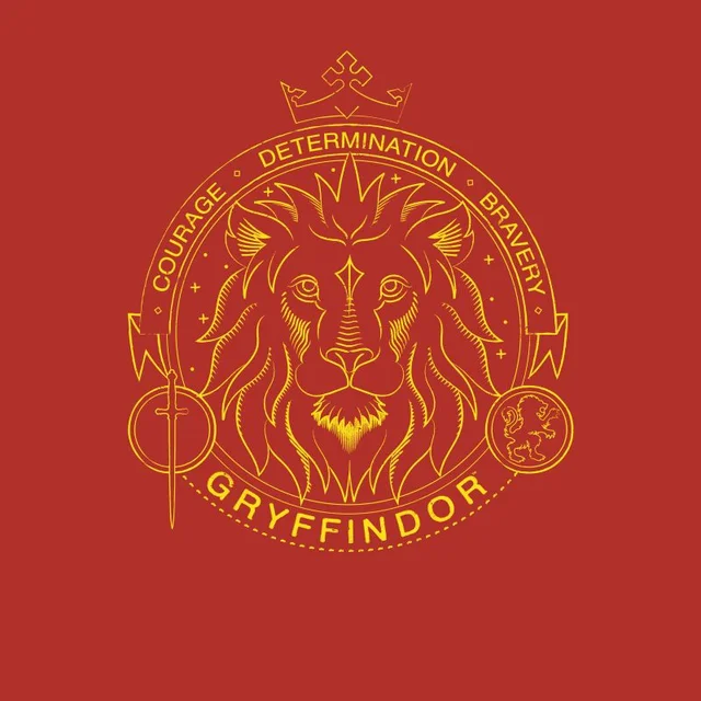 Harry Potter Gryffindor Lion Badge t-shirt - Rood