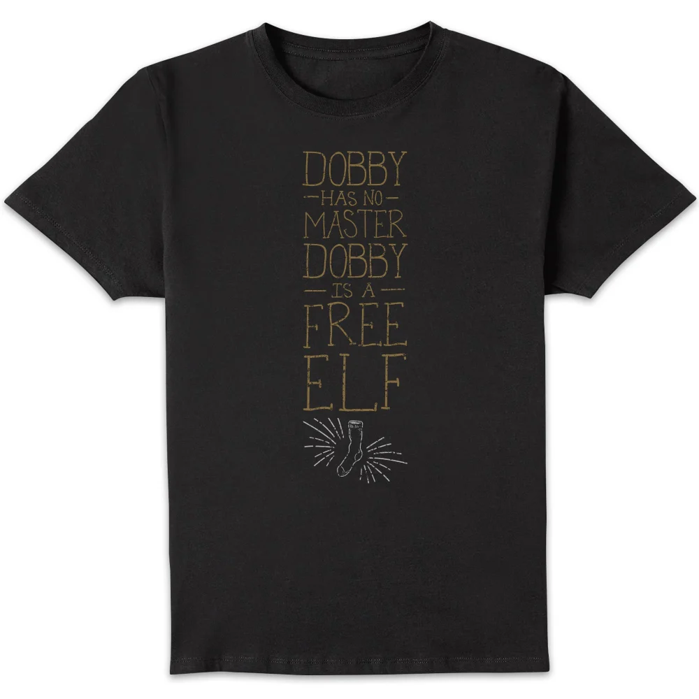 Harry Potter Dobby Is A Free Elf t-shirt - Zwart - S Afbeelding 1