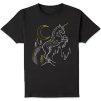 Harry Potter Unicorn t-shirt - Zwart - undefined undefined