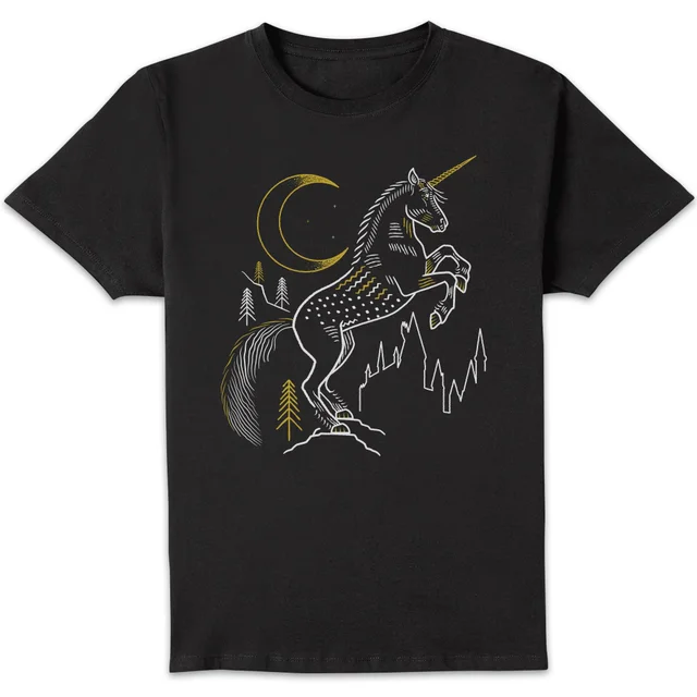Harry Potter Unicorn t-shirt - Zwart
