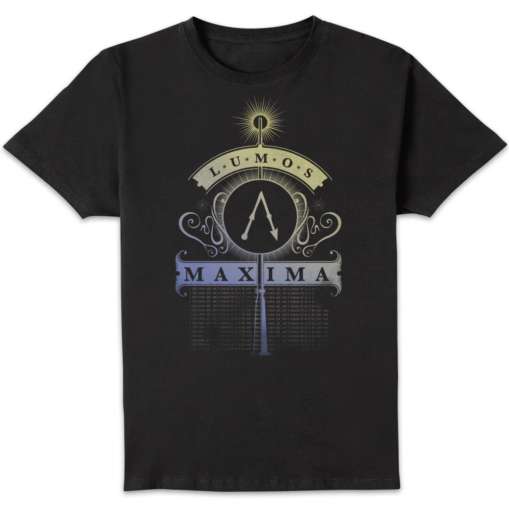 Harry Potter Lumos Maxima t-shirt - Zwart - S Afbeelding 1