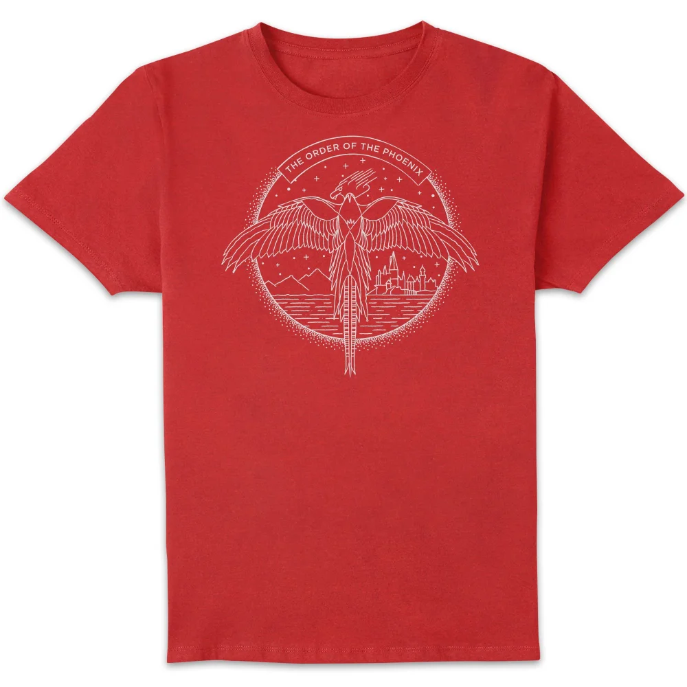 Harry Potter Order Of The Phoenix t-shirt - Rood - S Afbeelding 1
