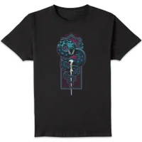 Harry Potter Nagini Neon t-shirt - Zwart