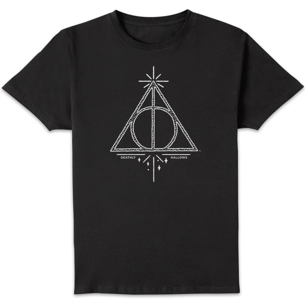 Harry Potter Deathly Hallows t-shirt - Zwart - S Afbeelding 1