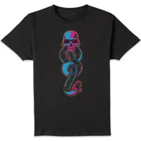 Harry Potter Dark Mark Neon t-shirt - Zwart - undefined undefined