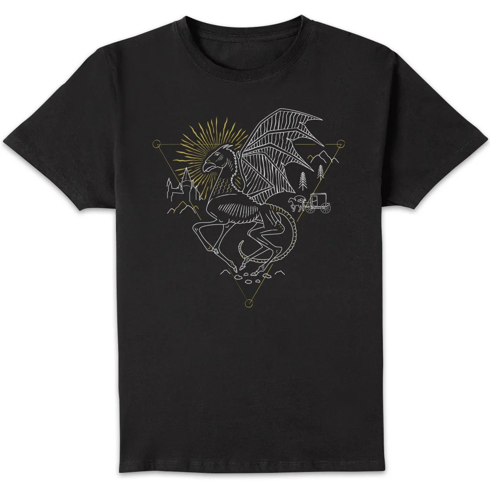 Harry Potter Thestral t-shirt - Zwart - S Afbeelding 1