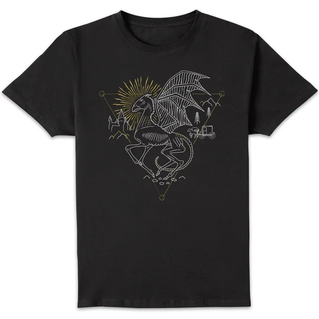 Harry Potter Thestral t-shirt - Zwart