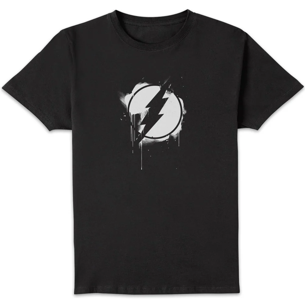 Justice League Graffiti The Flash Men's T-Shirt - Black - S Afbeelding 1