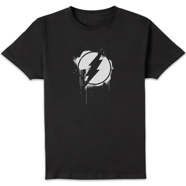 Justice League Graffiti The Flash Men's T-Shirt - Black