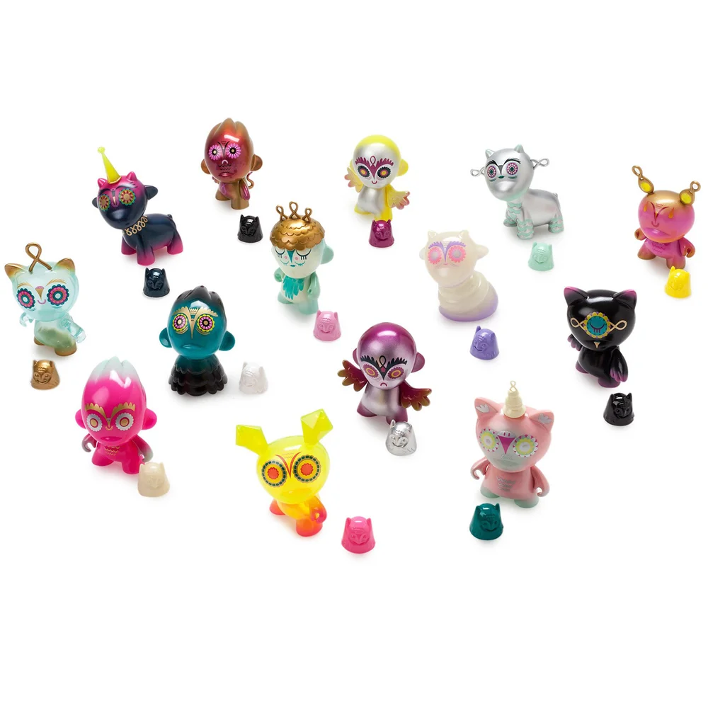 Kidrobot Nightriders 3 Inch Mini-Figures by Nathan Jurevicious Blind Box Assortment Afbeelding 1