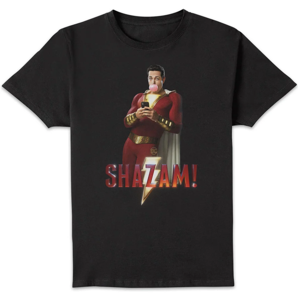 Shazam! Bubble Gum t-shirt - Zwart - S Afbeelding 1