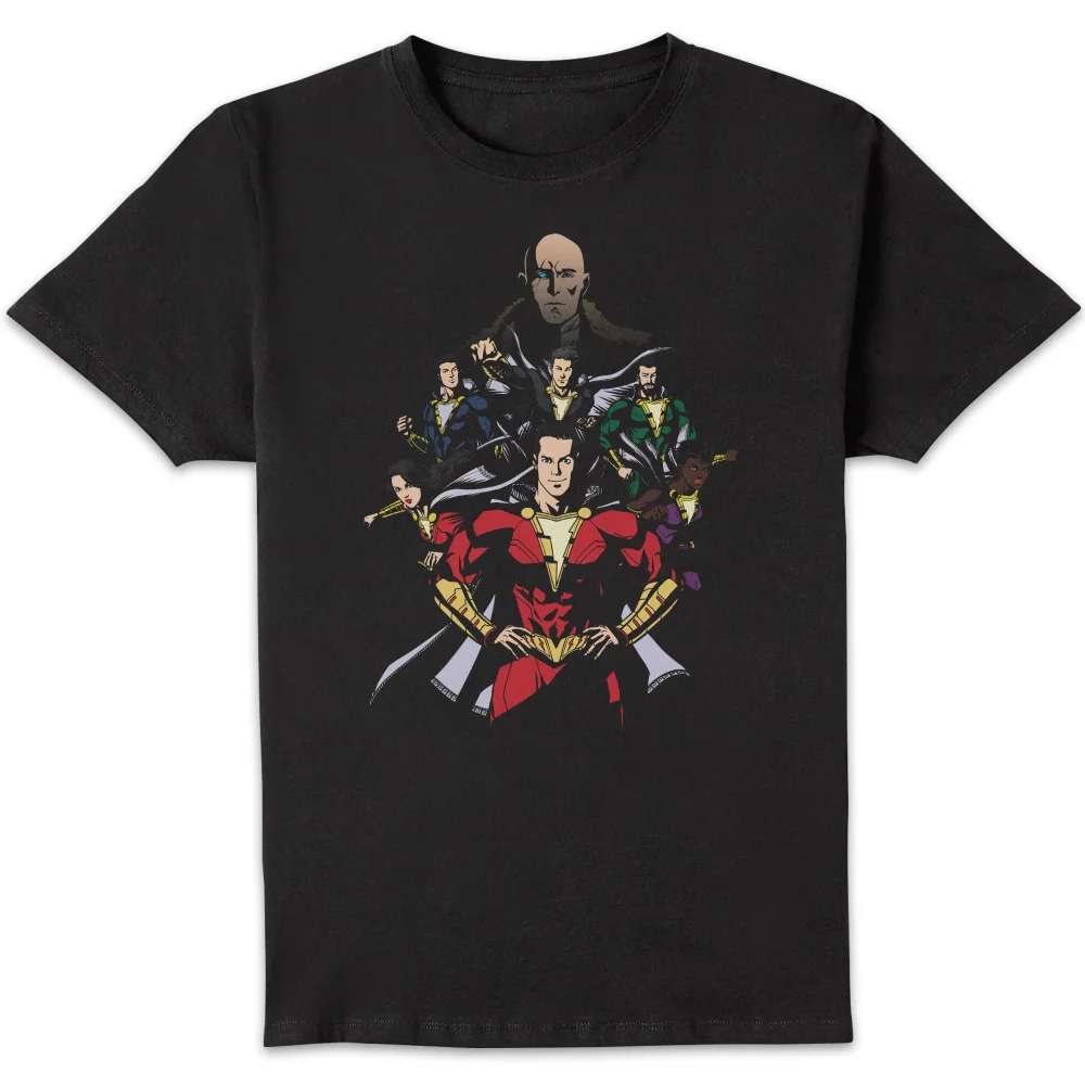 Shazam! Team Up t-shirt - Zwart - S Afbeelding 1