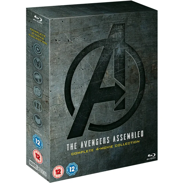 Avengers 1-4 complete blu-ray boxset
