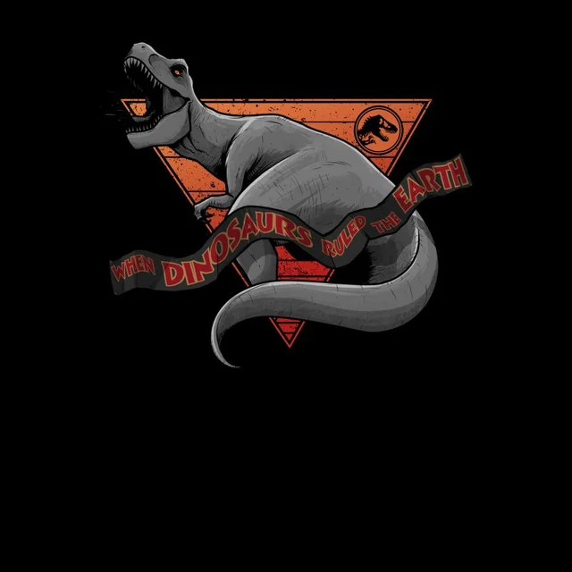 Jurassic Park Primal When Dinosaurs Ruled The Earth t-shirt - Zwart