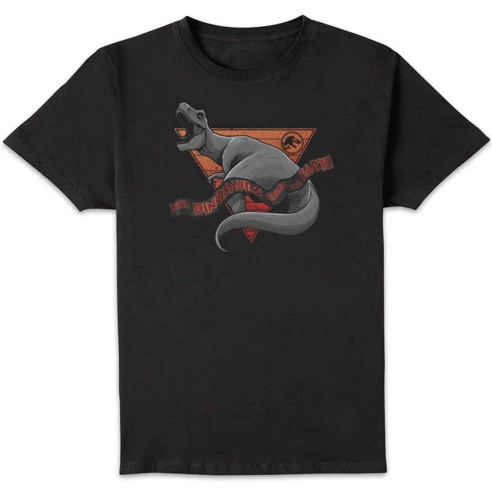 Jurassic Park Primal When Dinosaurs Ruled The Earth t-shirt - Zwart - S Afbeelding 1