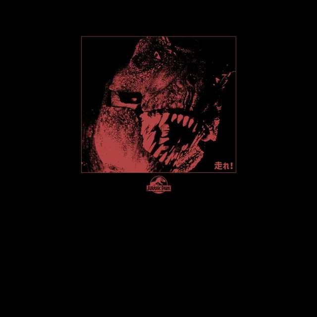 Jurassic Park Primal Run! t-shirt - Zwart