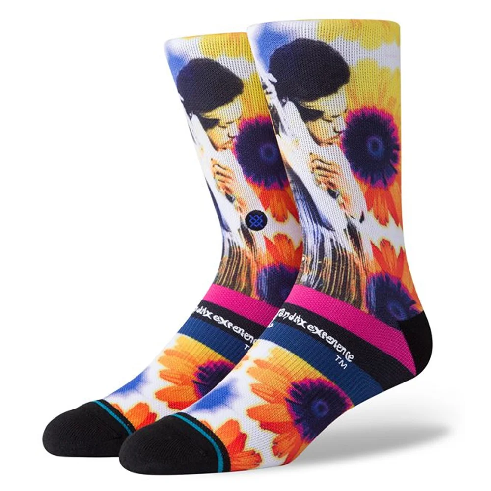 Stance Jimi Hendrix Jimi Sunflowers Socks - L Afbeelding 1