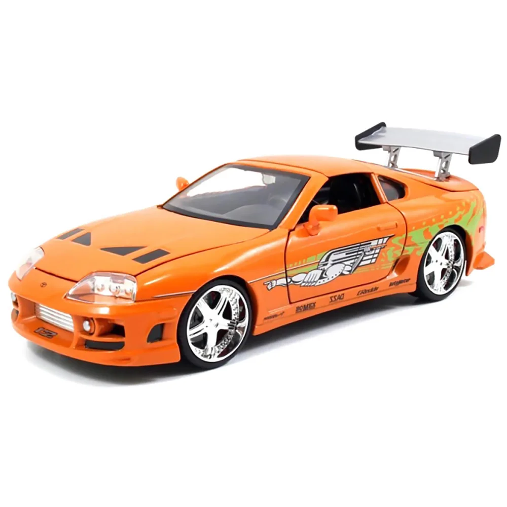 Jada Die Cast 1:24 The Fast and the Furious Brian's 1994 Toyota Supra MK IV Afbeelding 1