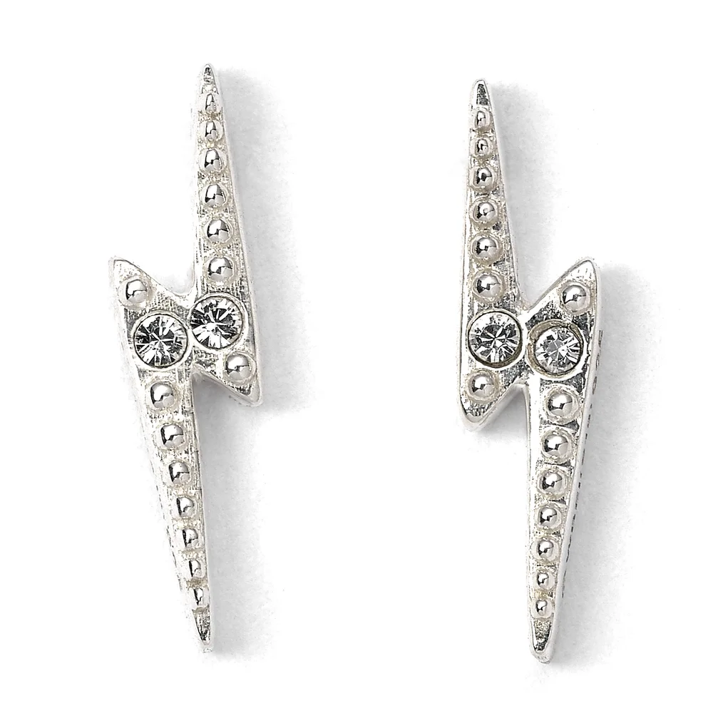 Harry Potter bliksemschicht oorbellen versierd met Swarovski kristallen Afbeelding 1