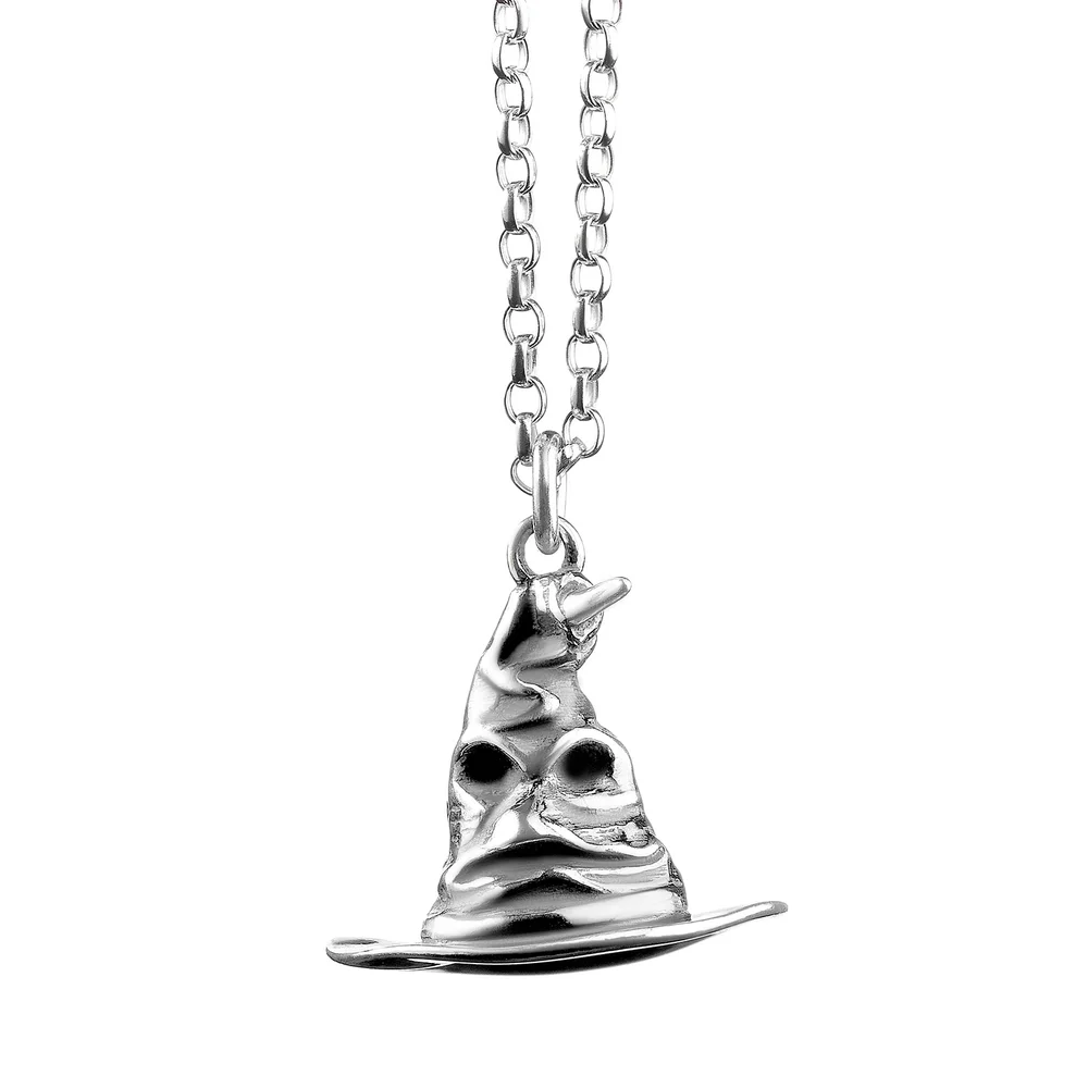 Harry Potter Sterling Silver Sorting Hat Necklace Afbeelding 1
