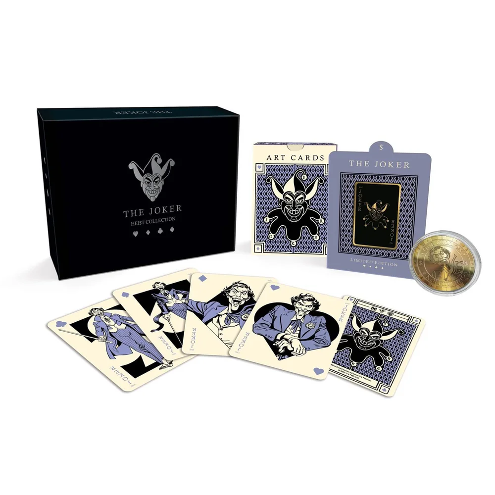 The Joker Collectable Pin Badge, Coin and Art Cards Afbeelding 1