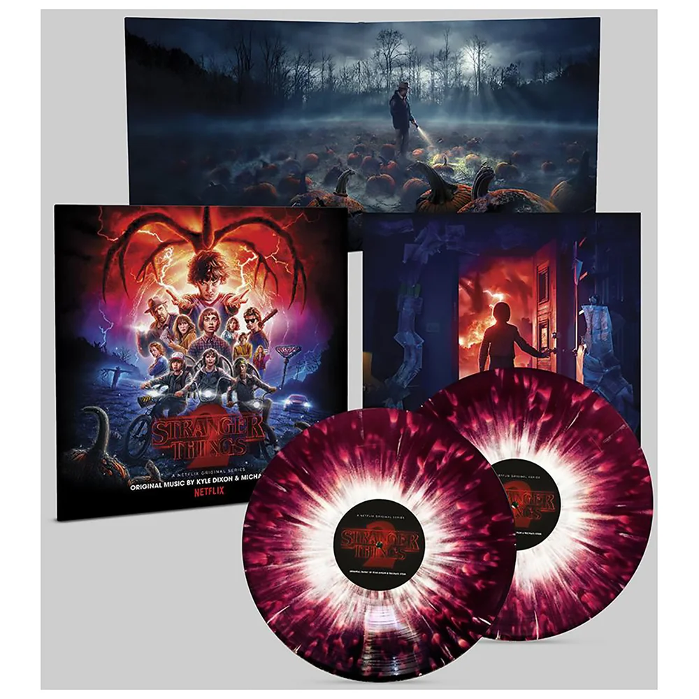 Stranger Things 2 (A Netflix Original Series Soundtrack) 180g 2xLP (Clear Crystal with Blue & White Splatter) Afbeelding 1