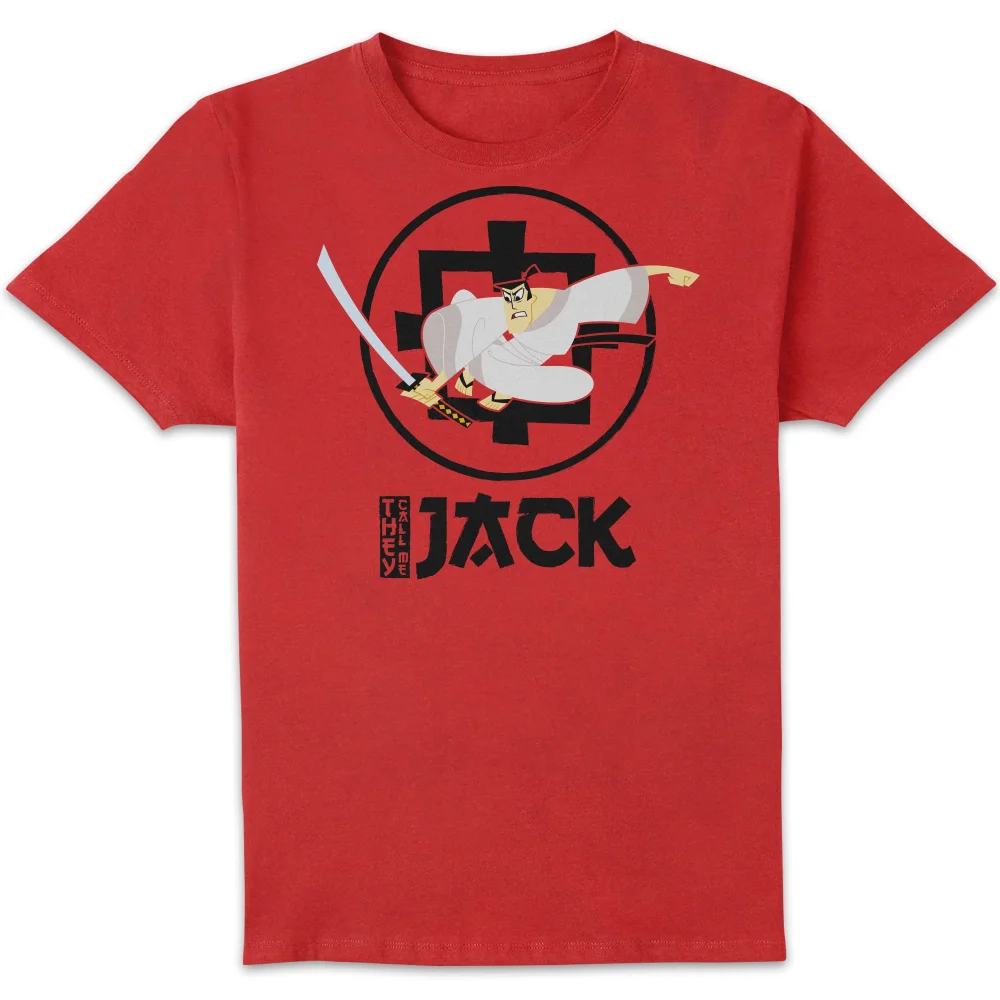 Samurai Jack They Call Me Jack Men's T-Shirt - Red - S Afbeelding 1