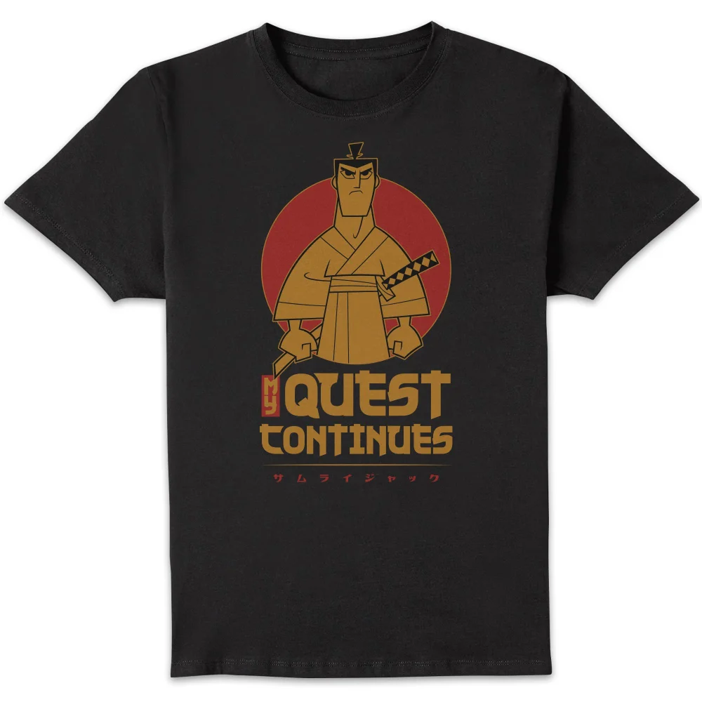 Samurai Jack My Quest Continues Men's T-Shirt - Black - S Afbeelding 1