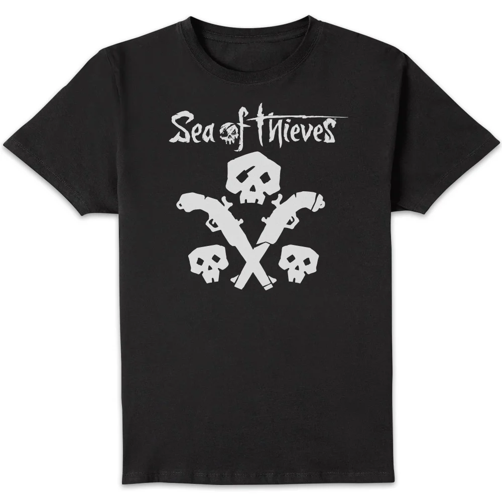 Sea Of Thieves Pistols Unisex T-Shirt - Black - S Afbeelding 1