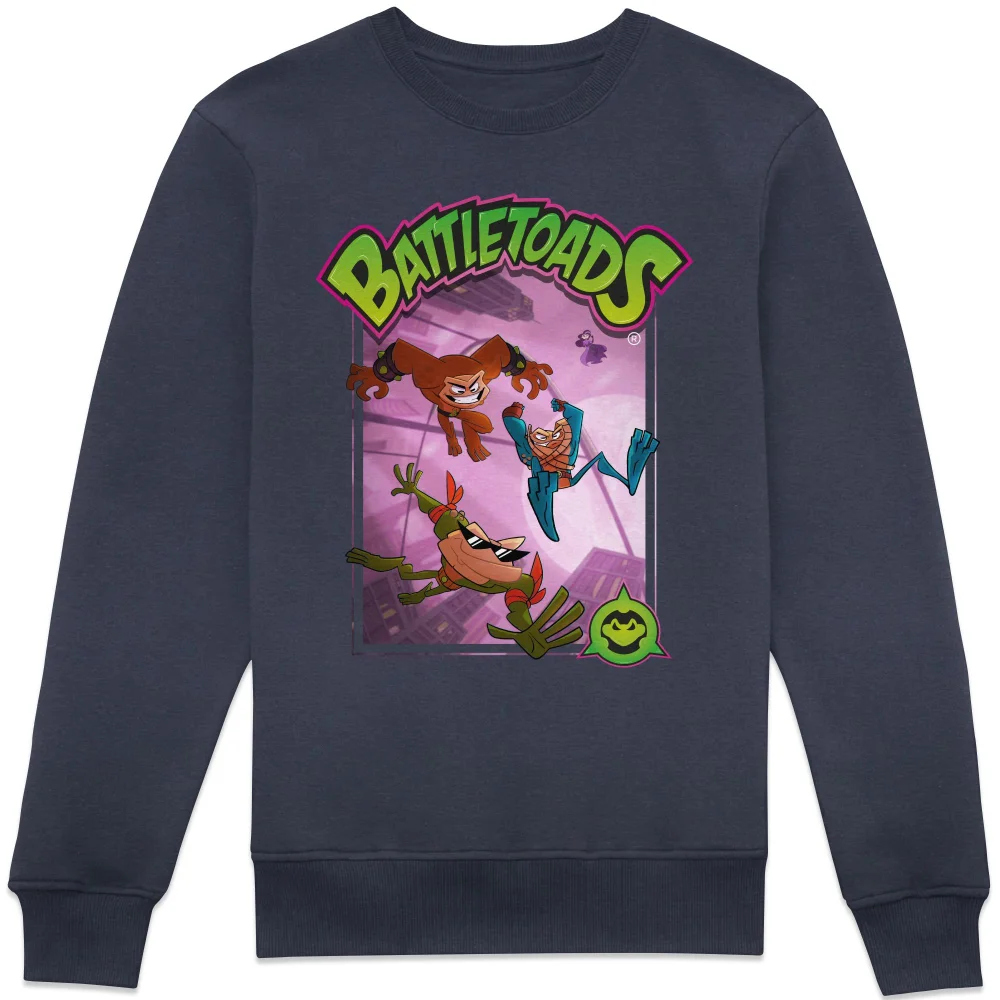Battletoads Hop Unisex Sweatshirt - Navy - S Afbeelding 1
