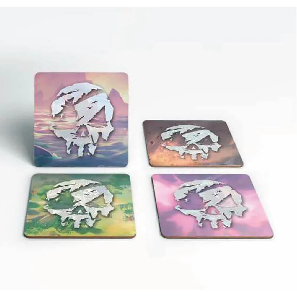 Sea Of Thieves Logo Square Coaster Set Afbeelding 1