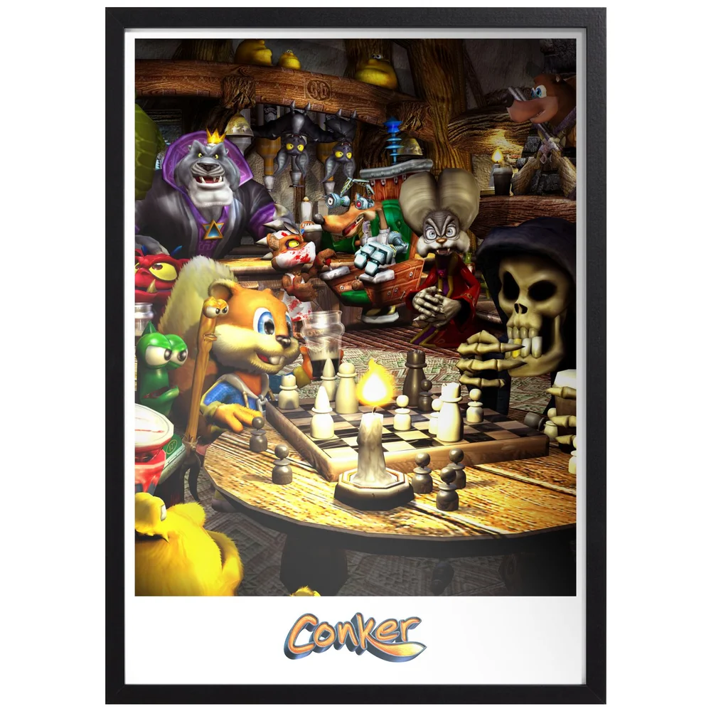 Conker Character Giclee Art Print - A4 - Print Only Afbeelding 1