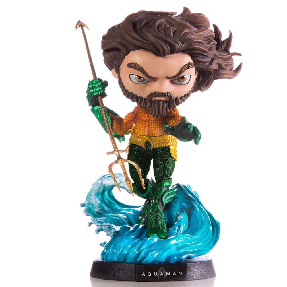 Iron Studios DC Comics Aquaman Mini Co. Deluxe PVC Figuur Aquaman 19 cm Afbeelding 1