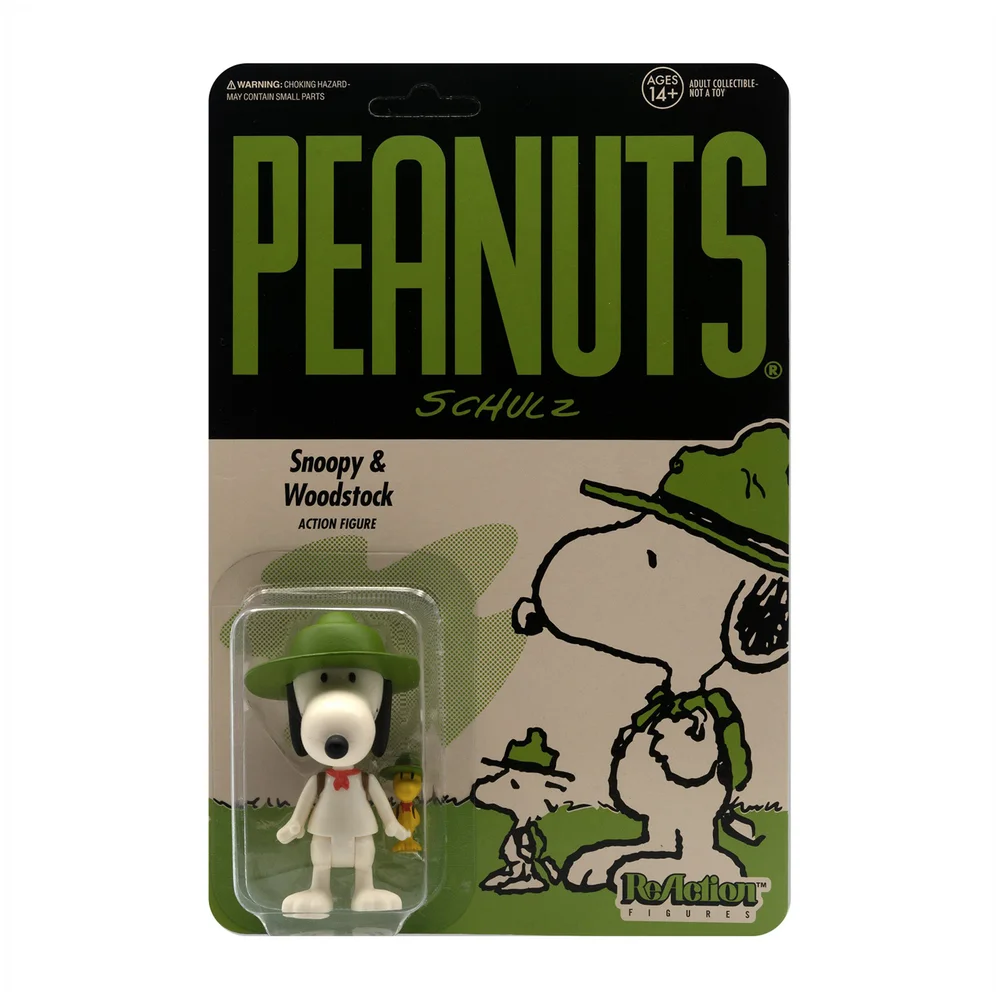 Super7 Peanuts ReActiefiguur - Beagle Scout Snoopy Afbeelding 1
