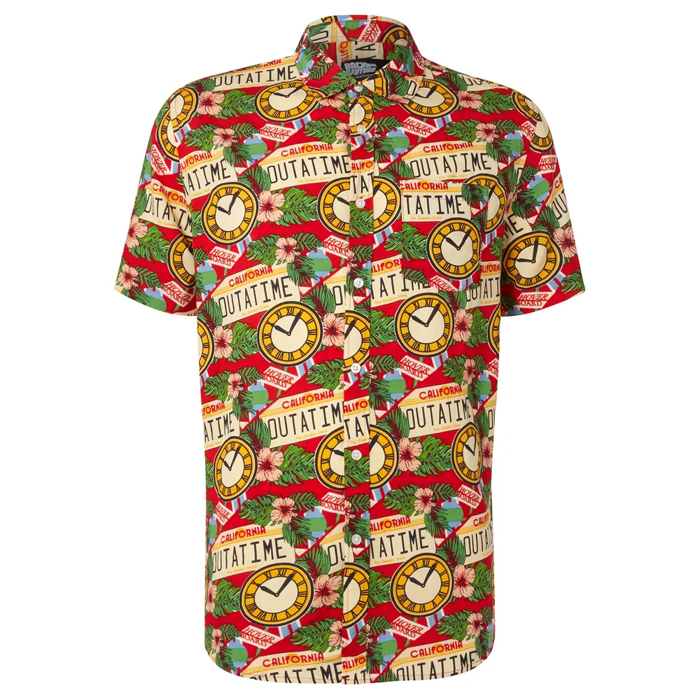 Limited Edition Back to the Future Floral Printed Shirt - Zavvi Exclusive - M Afbeelding 1